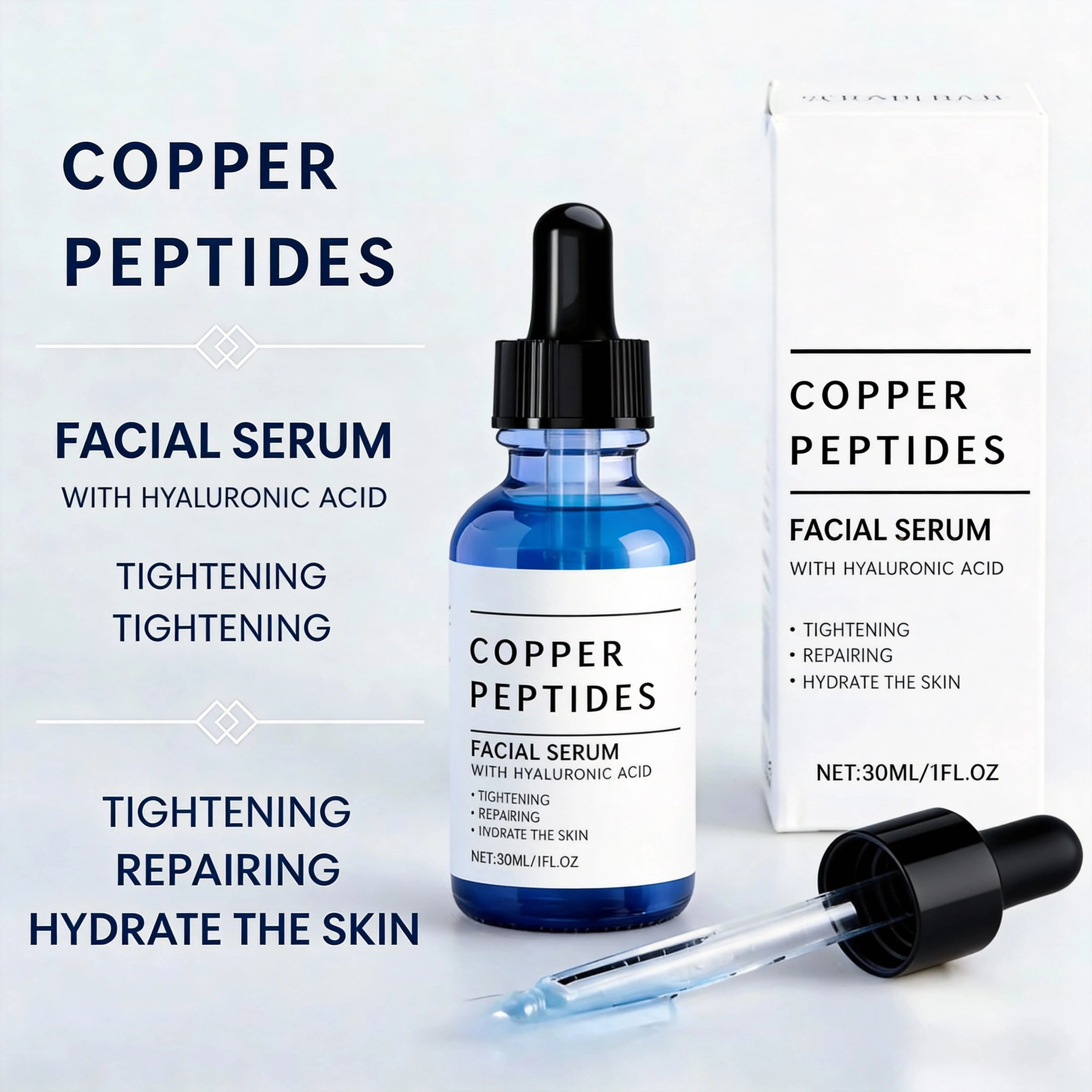 Copper Titanium Essence Hyaluronic Acid Serum