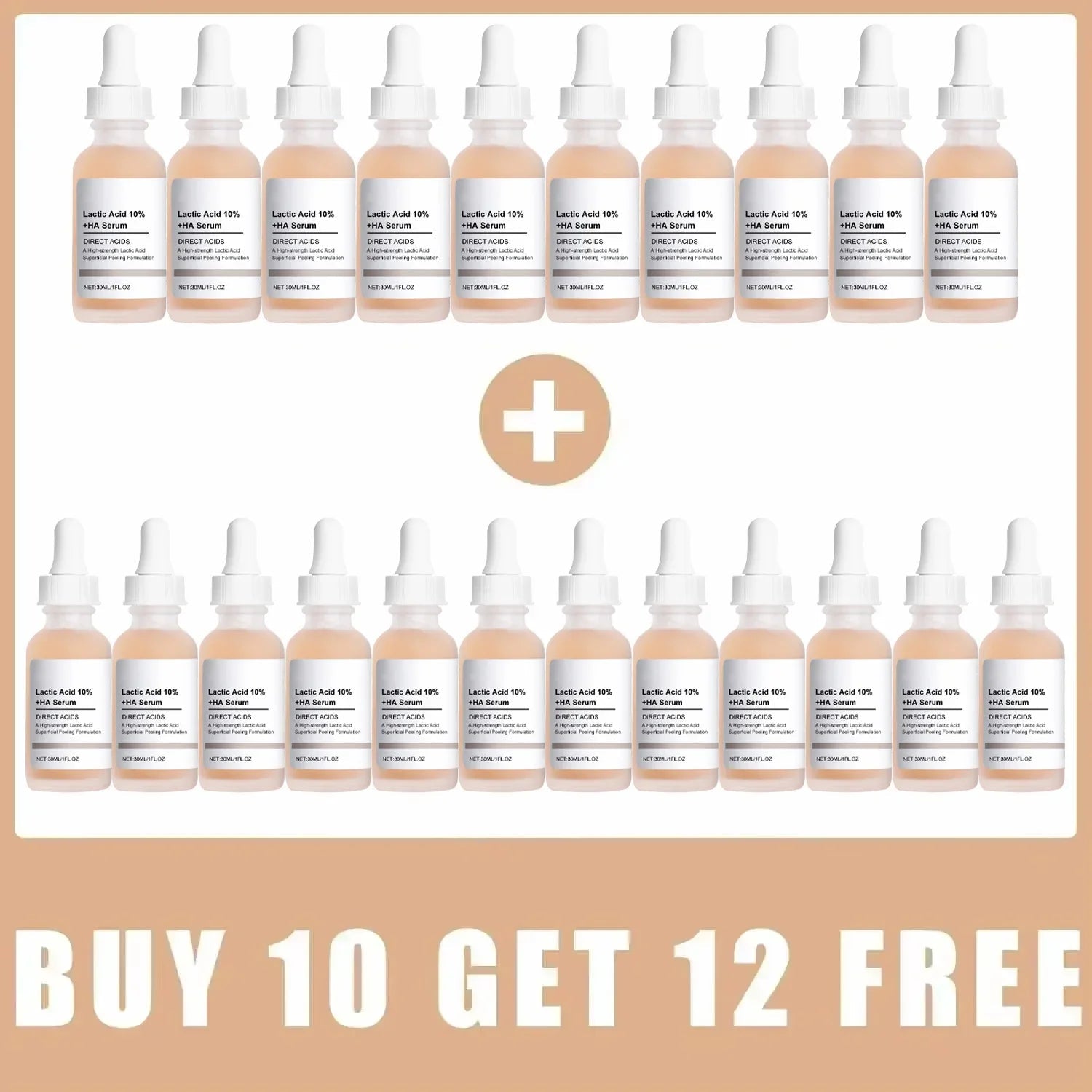 Lactic Acid 10% + HA Serum - Clarify Co.