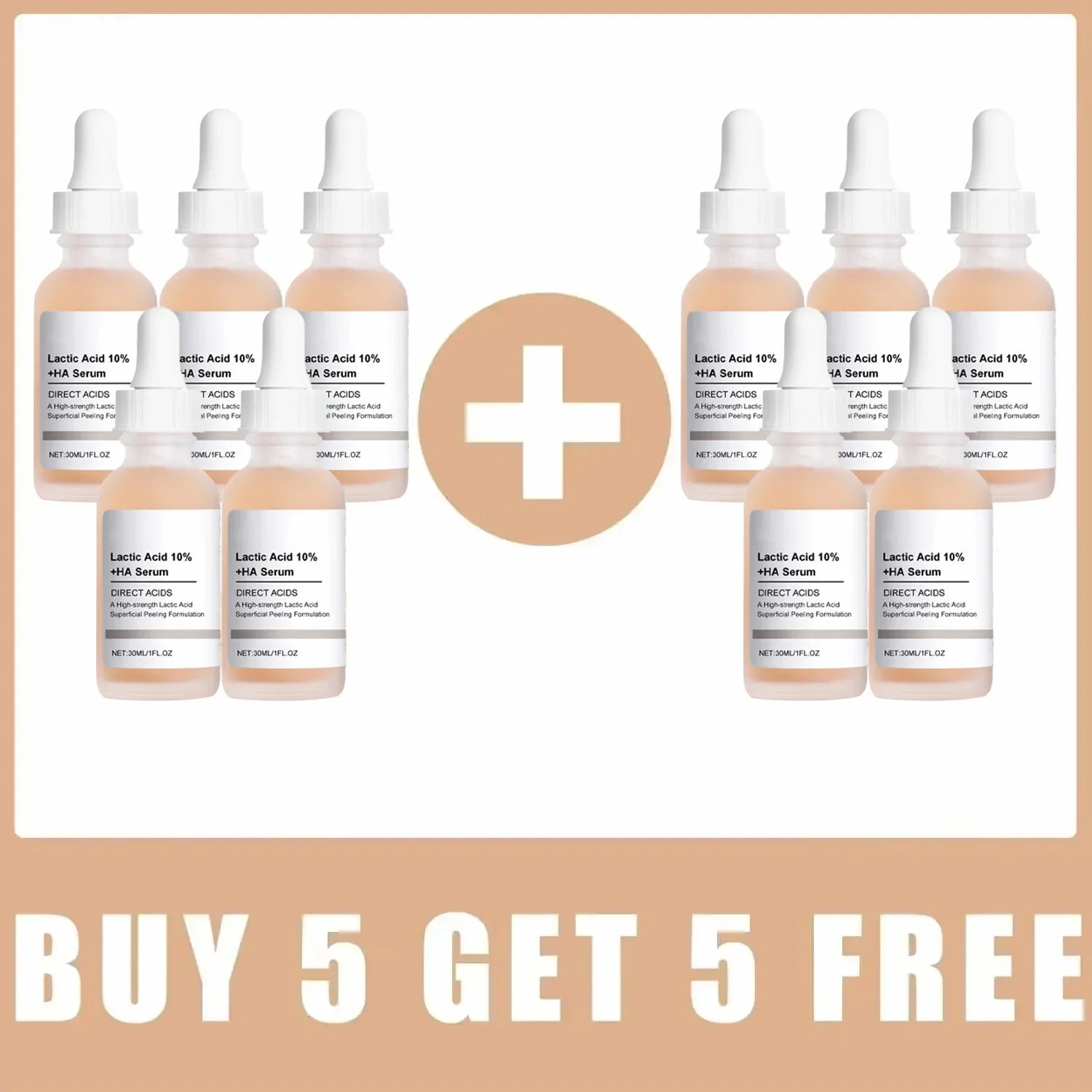 Lactic Acid 10% + HA Serum - Clarify Co.